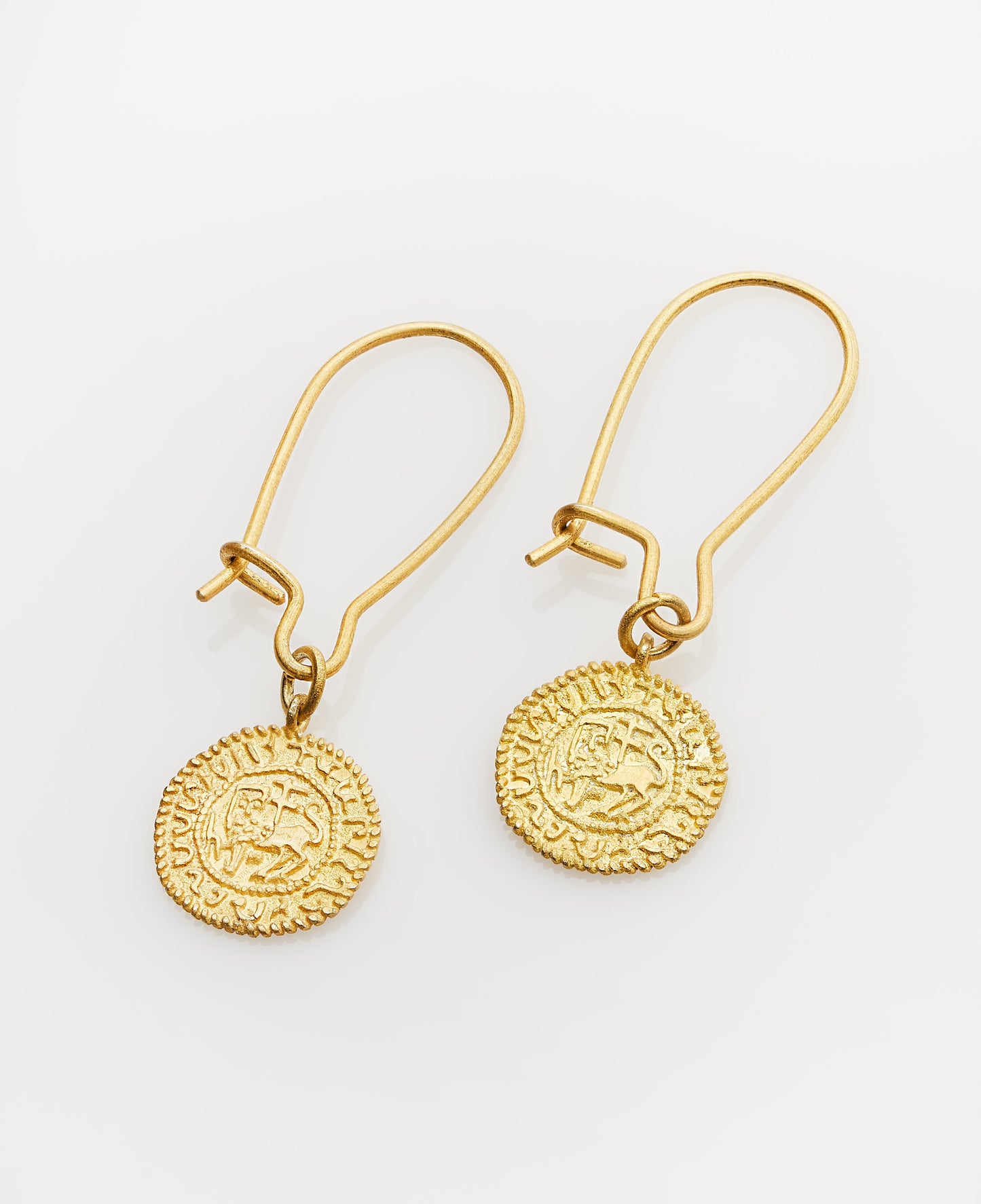 Levon II Coin Earrings