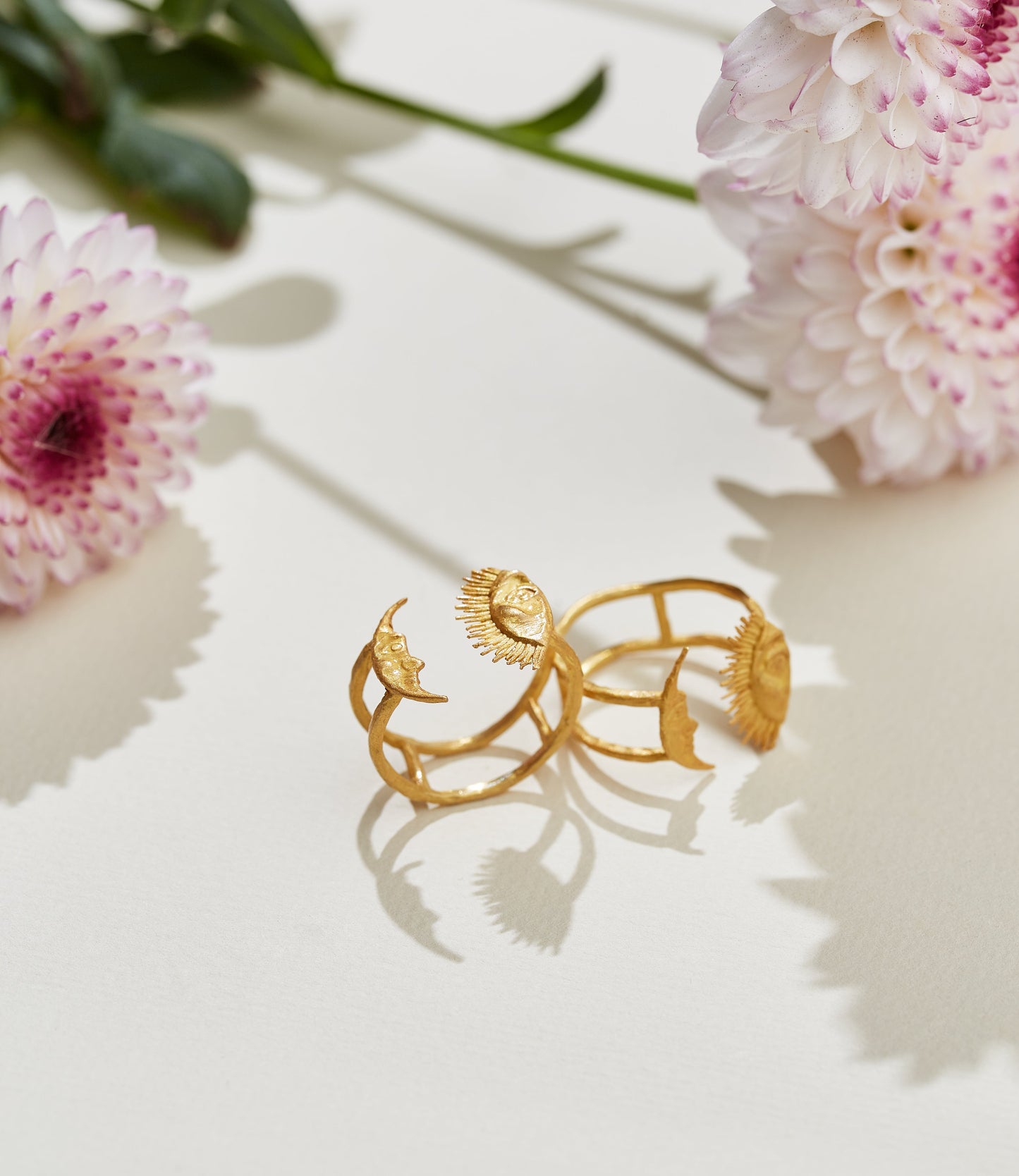 The Sun and the Moon Adjustable Ring